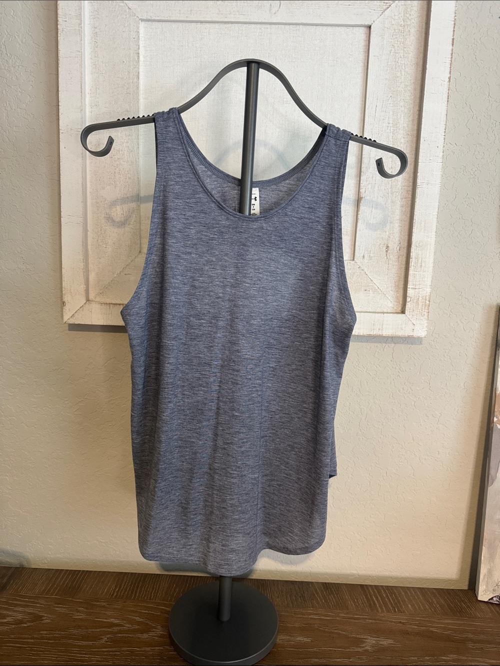 Under Armour Women's Heather Slate Blue Sleeveless Tank